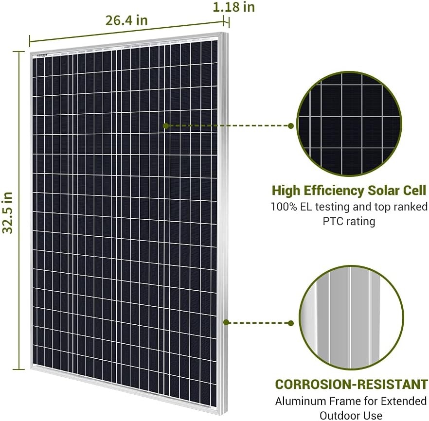 400 Watt 12 Volt Monocrystalline Solar Panel Kit with 30A PWM Charge Controller V98175