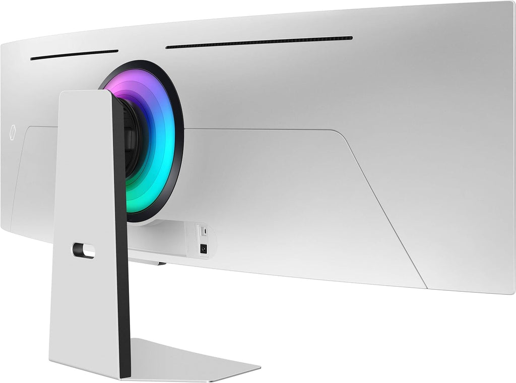 49" Curved OLED Gaming Monitor, Dual QHD, 240Hz, 0.03ms GTG, HDR10+, AMD FreeSync Premium Pro, Silver W45114