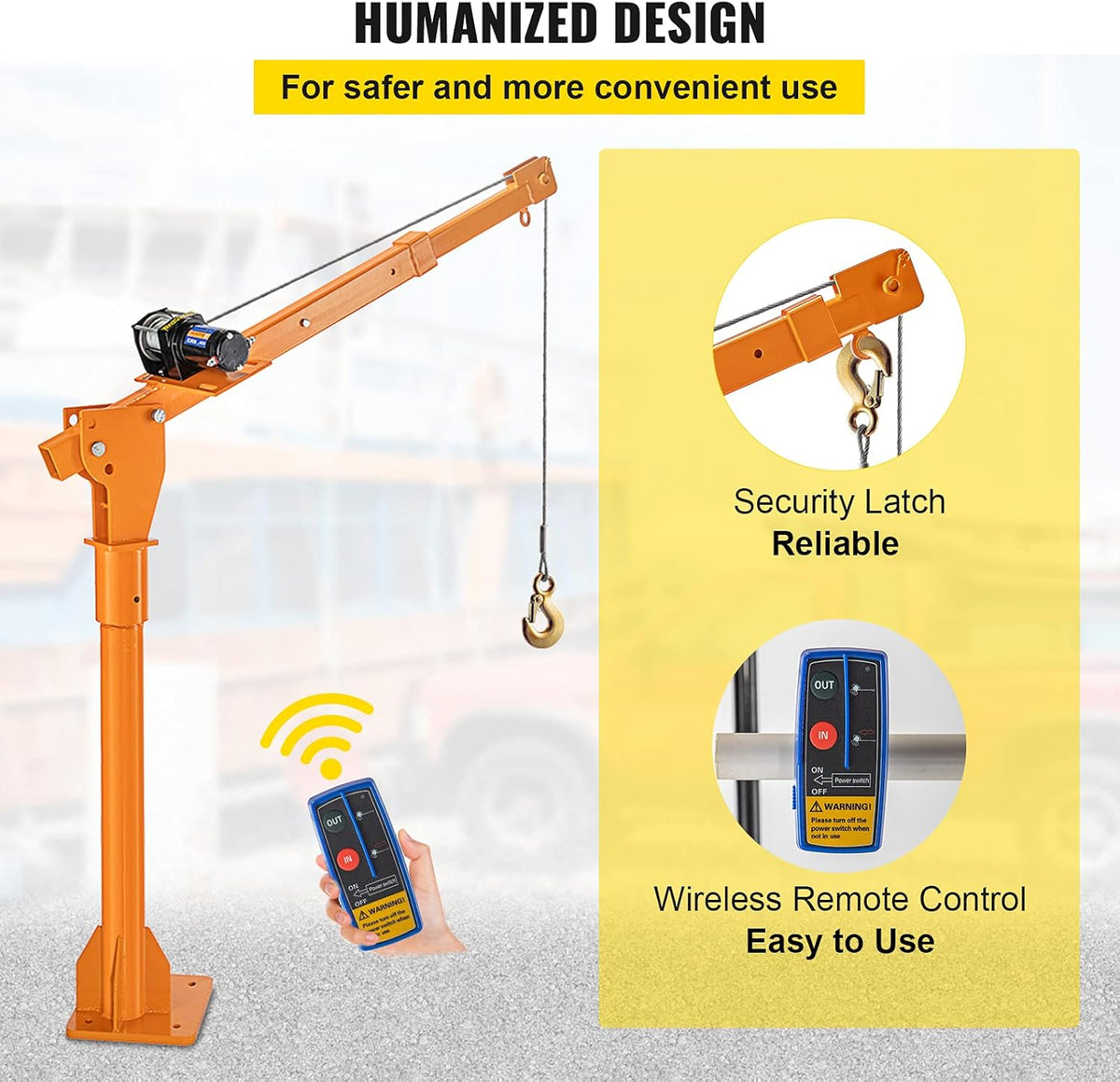 Truck Crane Frame with Adjustable Telescopic Boom I59599