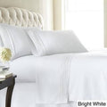 White 4-Piece 21 inch Deep Pocket Sheet Set X245