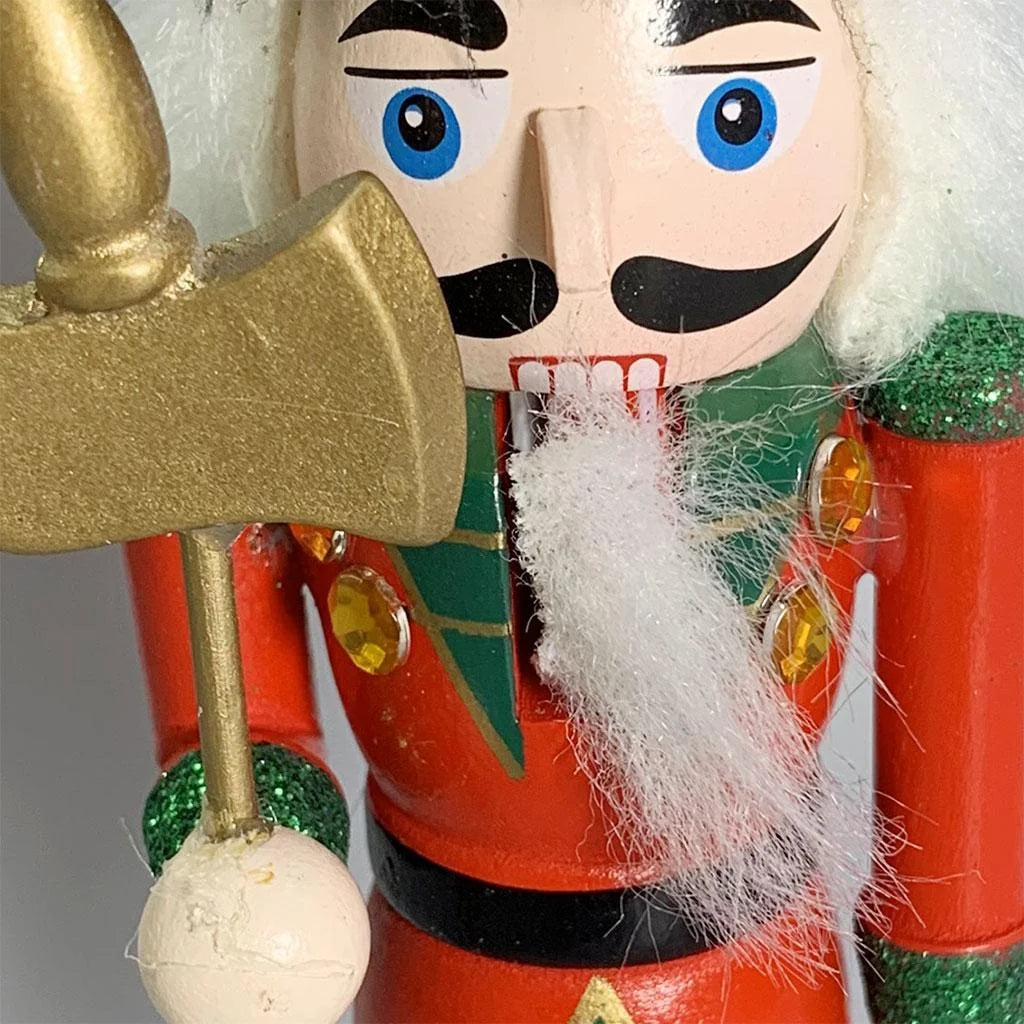 Wood Nutcracker Soldier Model Decorative Ornament T3067