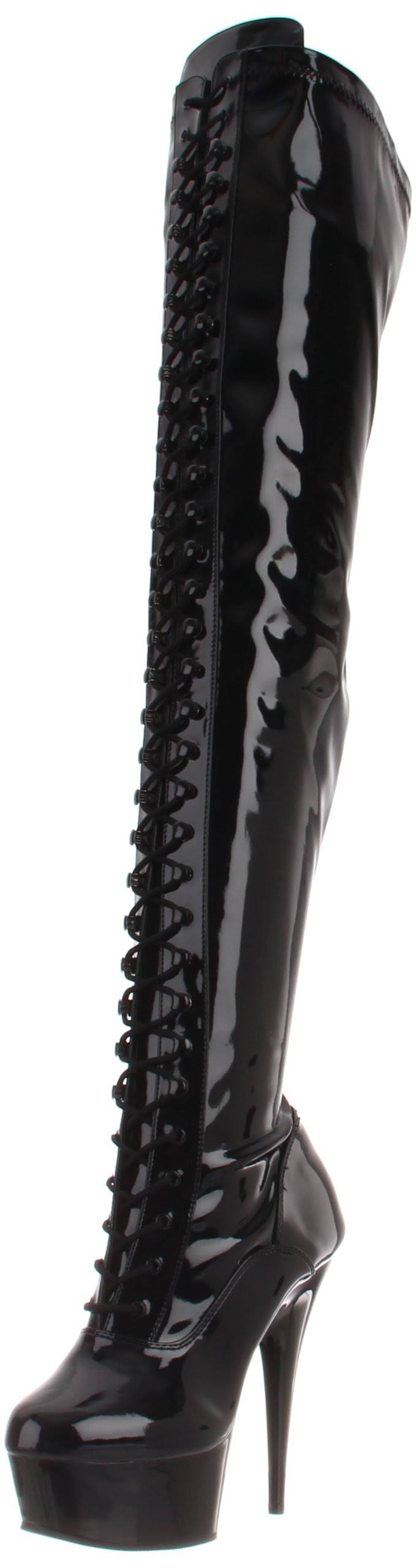 Black Str Patent Shoes B57285