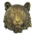Tigers Mounted Bust Wall Sculpture K86826