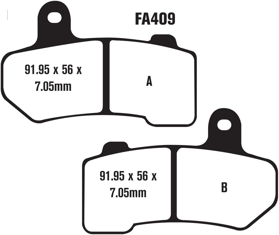 Front Semi-Sintered Brake Pad Change Kit Pack of 2 Q4183