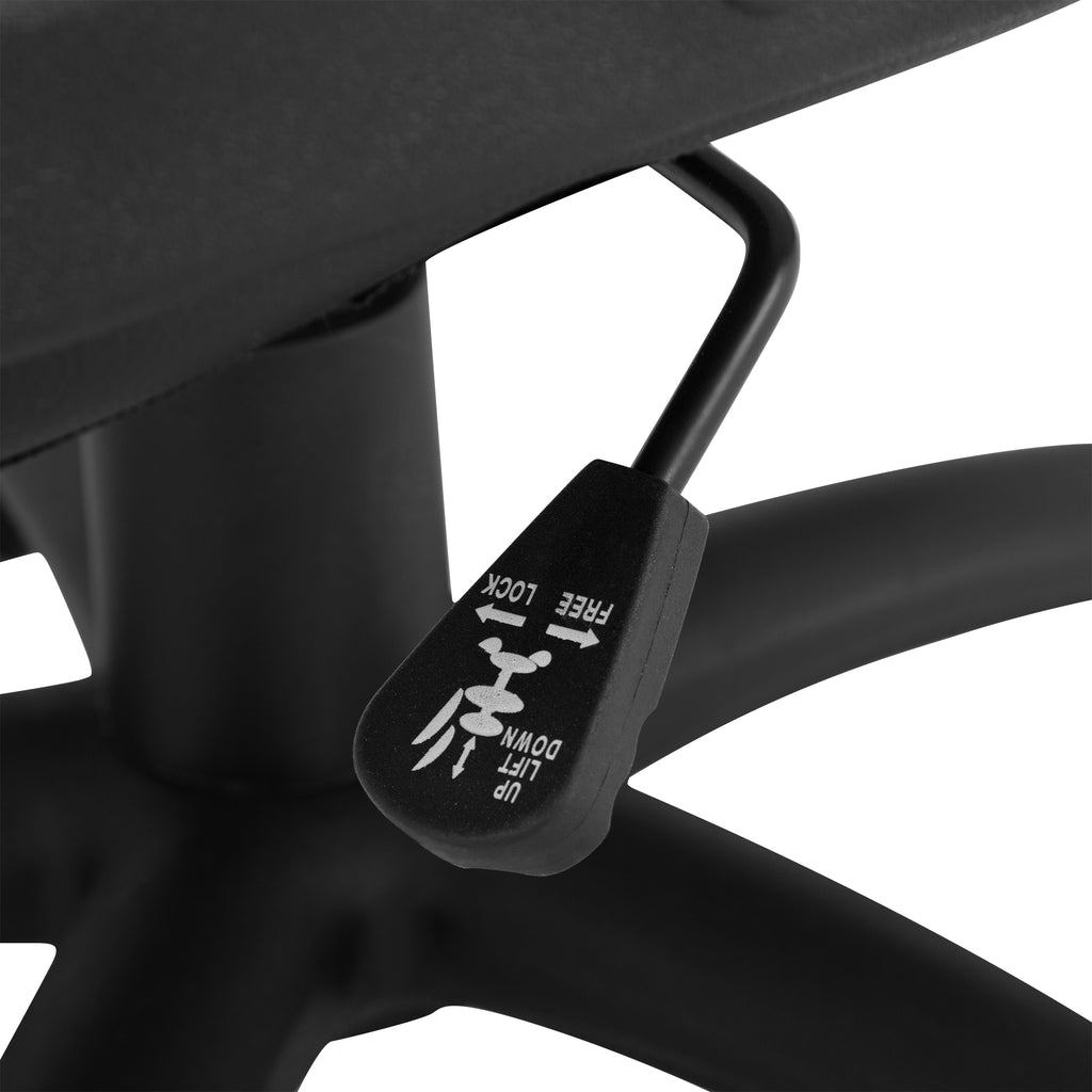 Adjustable Height High Back Executive Chair Black R18885
