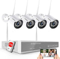 8 Channel 2TB NVR Security Camera System with 4PCS IP WiFi Cameras O6706