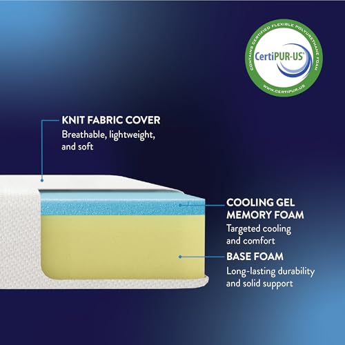 5 Inch Memory Foam Mattress, Twin T378030