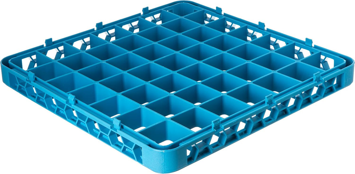 49-Compartment Divided Glass Rack Extender, Blue, Case of 6 U1357