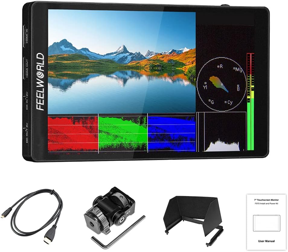 7 Inch Touch Screen DSLR Camera Field Monitor G368