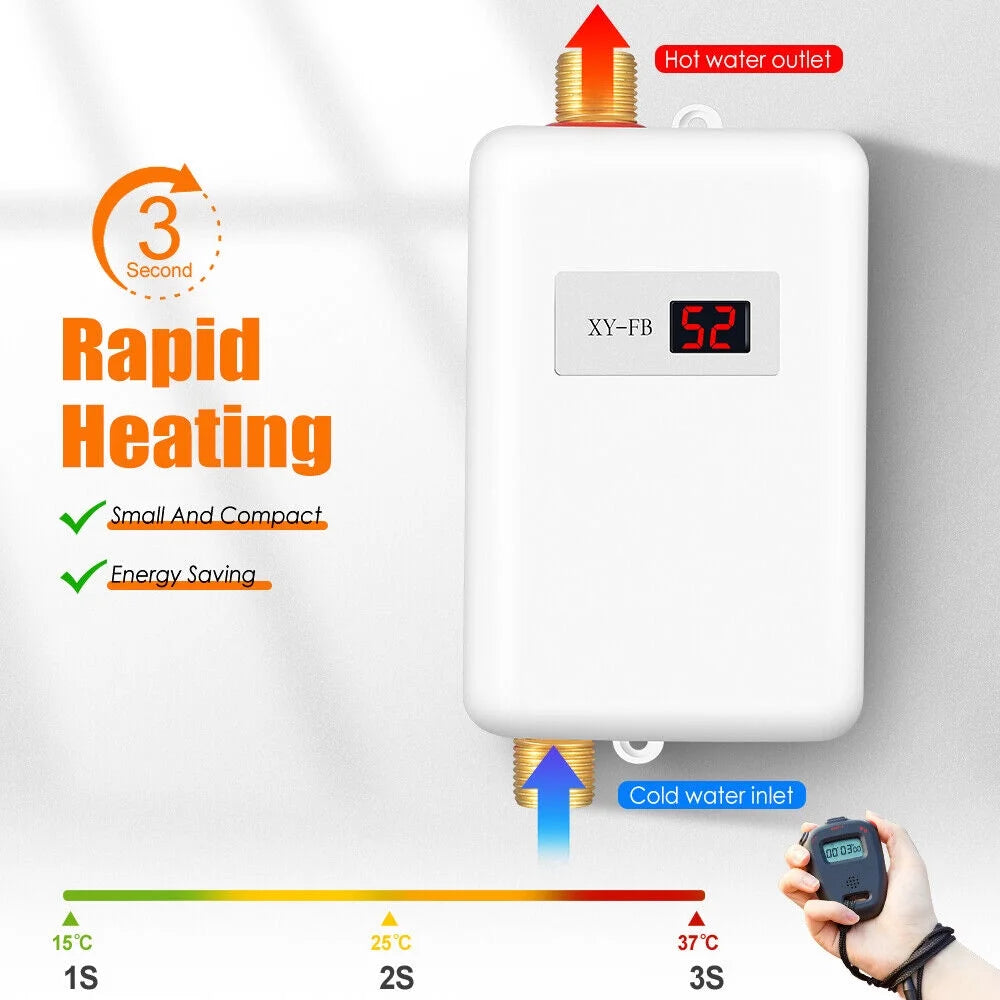 3000W Electric Tankless Water Heater V316