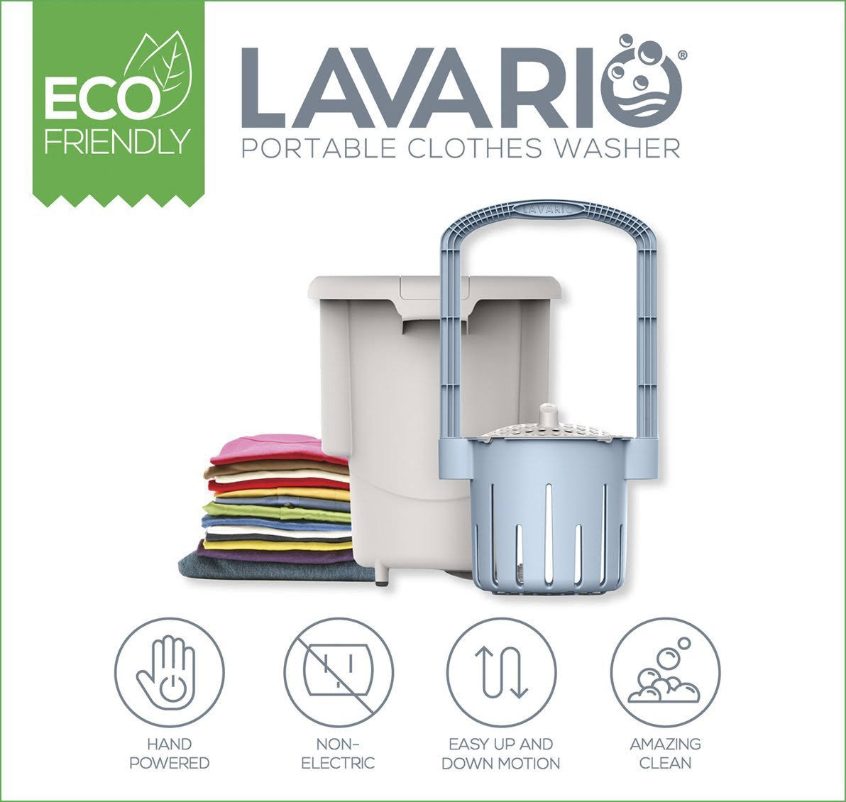 Portable Manual Non-Electric Washing Machine N2201