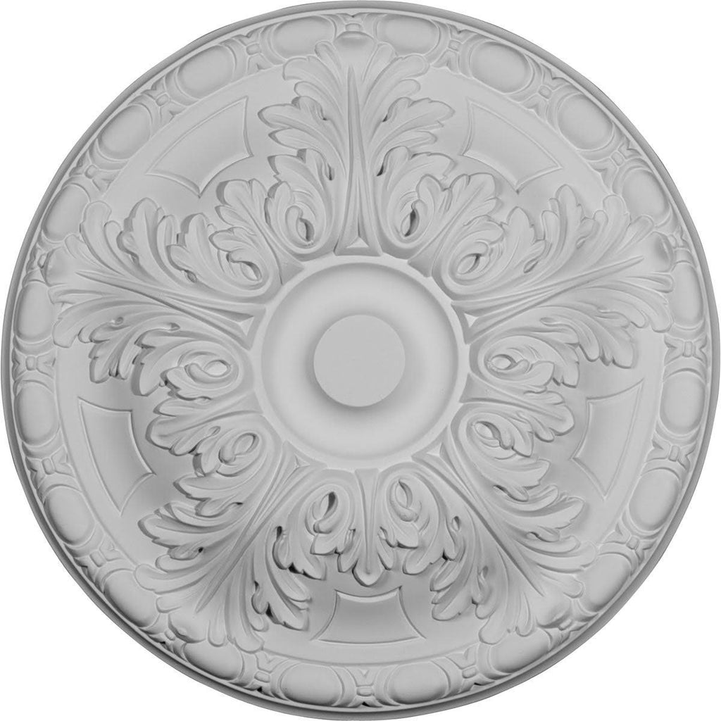 15 3/4x22OD x 5/8x22P Ceiling Medallion Hand-Painted Flash Gold N822