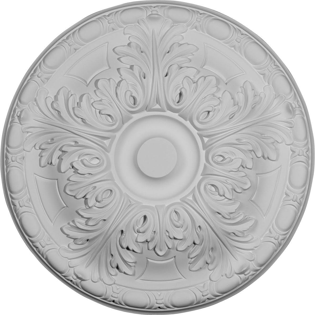 15 3/4x22OD x 5/8x22P Ceiling Medallion Hand-Painted Flash Gold N822