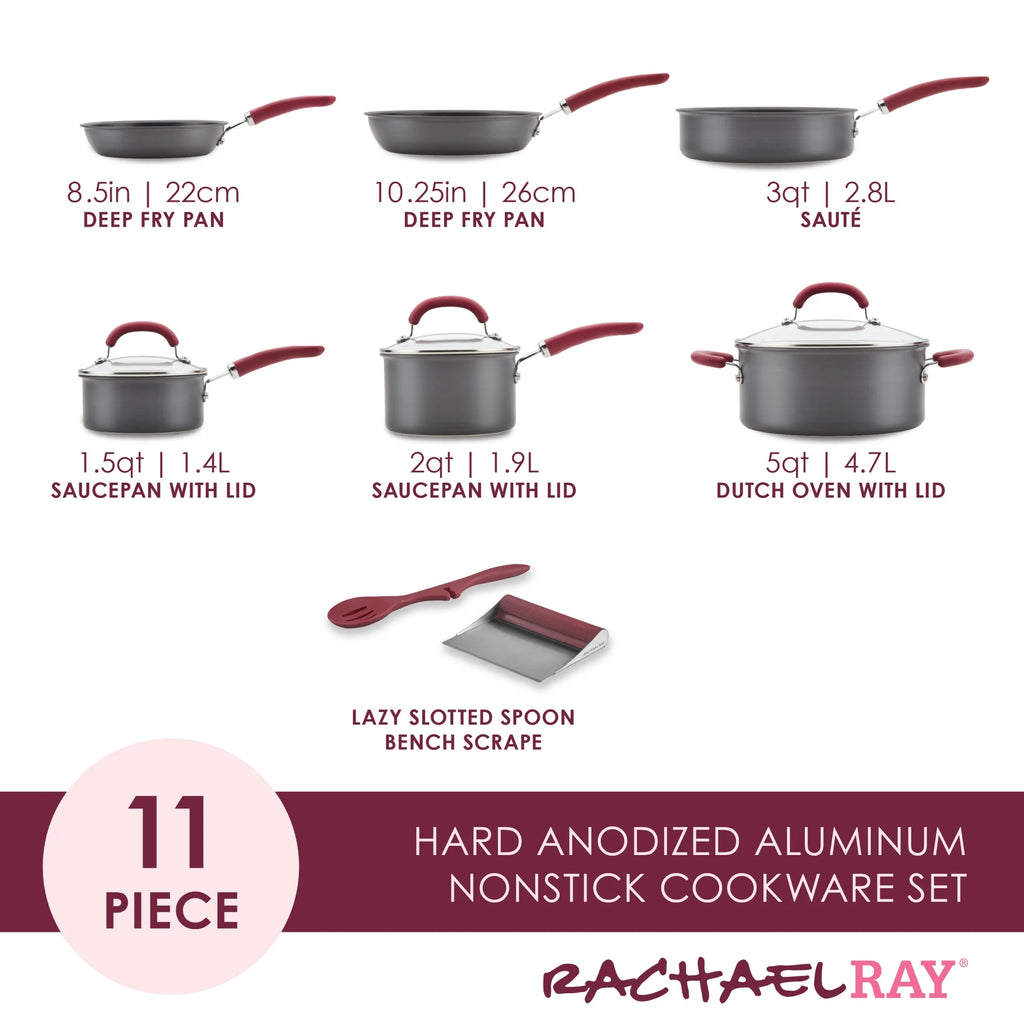 11 Piece Nonstick Pots and Pans Set K165901