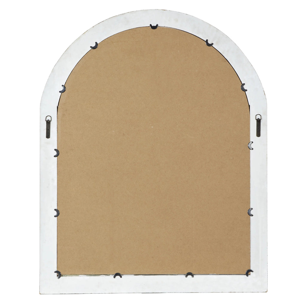 36" x 44" Cream Arched Top Wall Mirror P35791