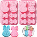 3D Easter Bunny Silicone Mold 2 Pack G609387