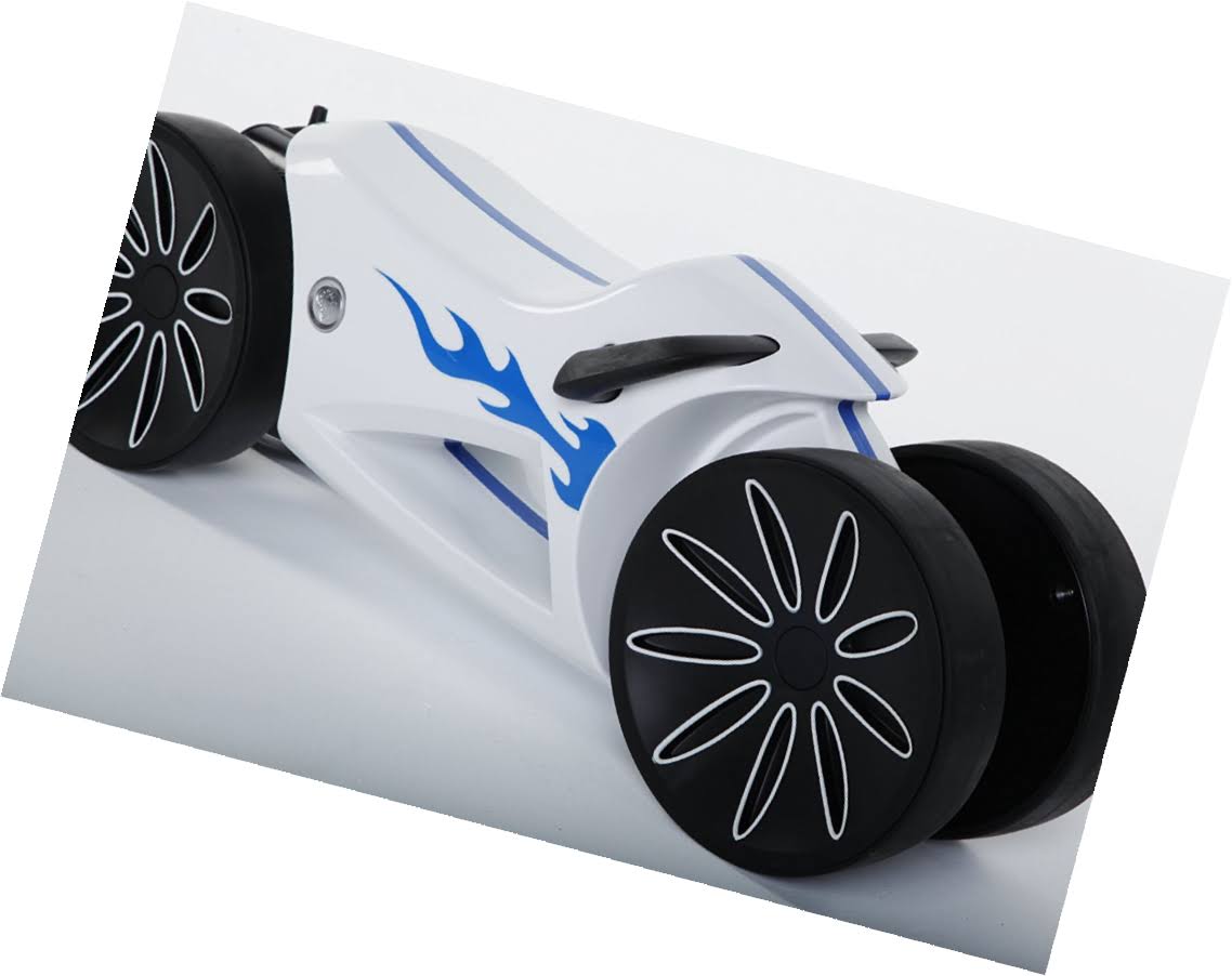 White/Blue Ride-On Bike I256