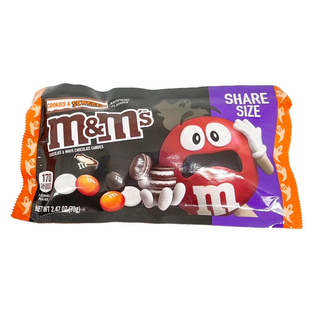 Halloween M&M Cookies and Screeem 2.47 oz. Share Size H2376