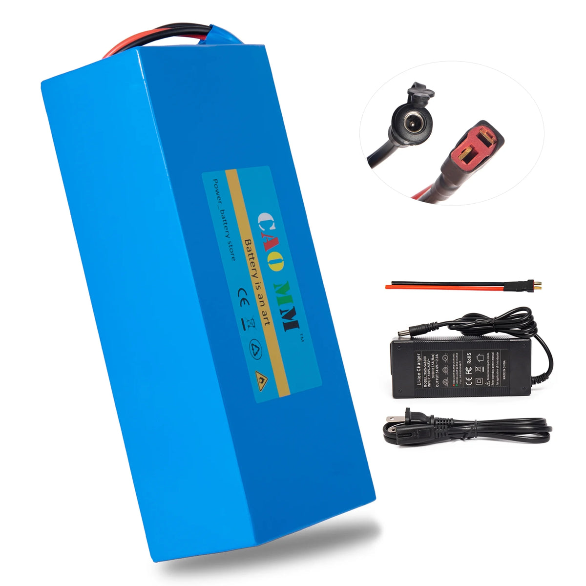 48V 10Ah Ebike Battery with Charger J52038