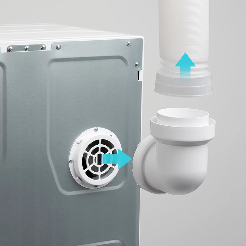 Portable Stainless Steel Laundry Dryer with Easy Knob Control H537209