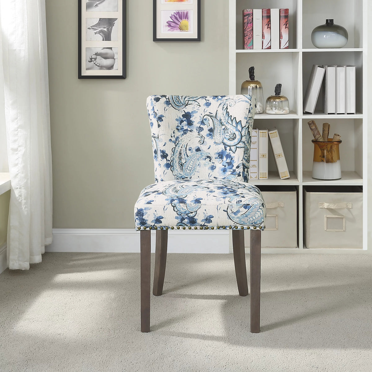 Paisley Blue Dining Chair K826789