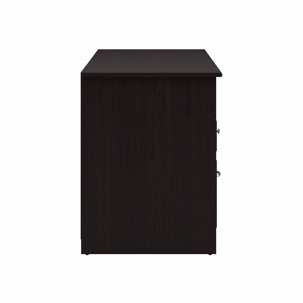 60W Computer Desk with Drawers in Espresso Oak P899