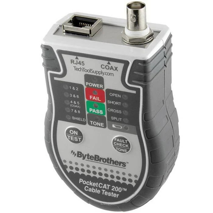 Pocket Cat RJ45 Coax Tester V3408