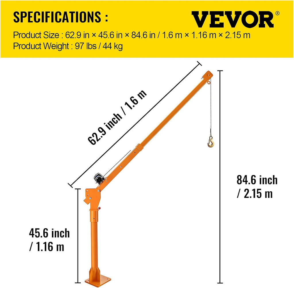 Truck Crane Frame with Adjustable Telescopic Boom I59599