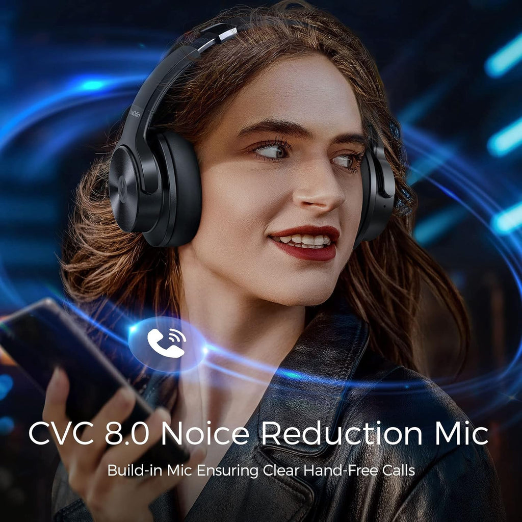 Active Noise Cancelling Wireless Wired Over Ear Headphones A43081