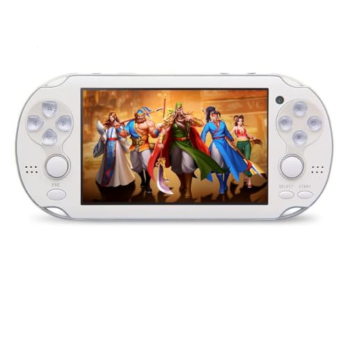 Handheld Game Console 4.3 inch Double Joystick 8GB 2200 Retro Game Portable Black E45234