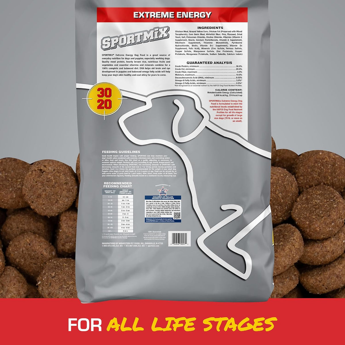 Extreme Energy Dry Dog Food D648