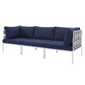 Grey Blue Navy Modern Outdoor Lounge Sofa A5061
