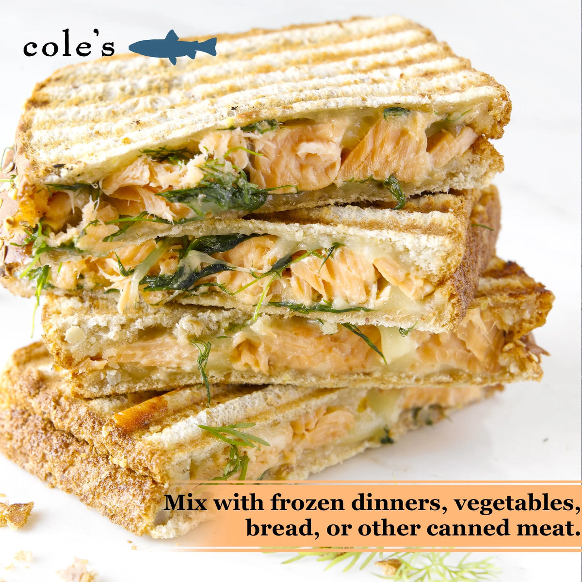 Canned Smoked Salmon in Extra Virgin Olive Oil, 3.2 oz (5 Pack) C2050