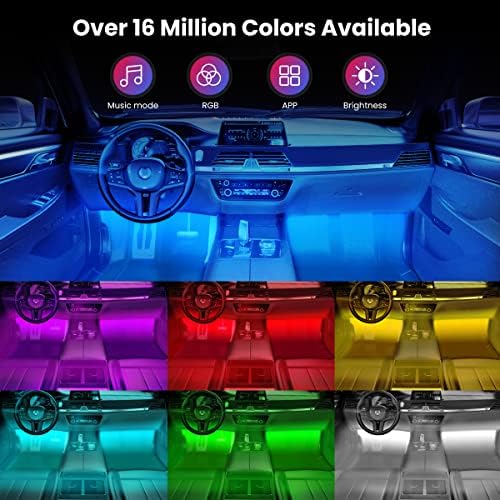 72 LED Car Interior Lights with APP Controller R11078