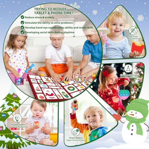 24 Pcs Fidget Toys Advent Calendar L8477