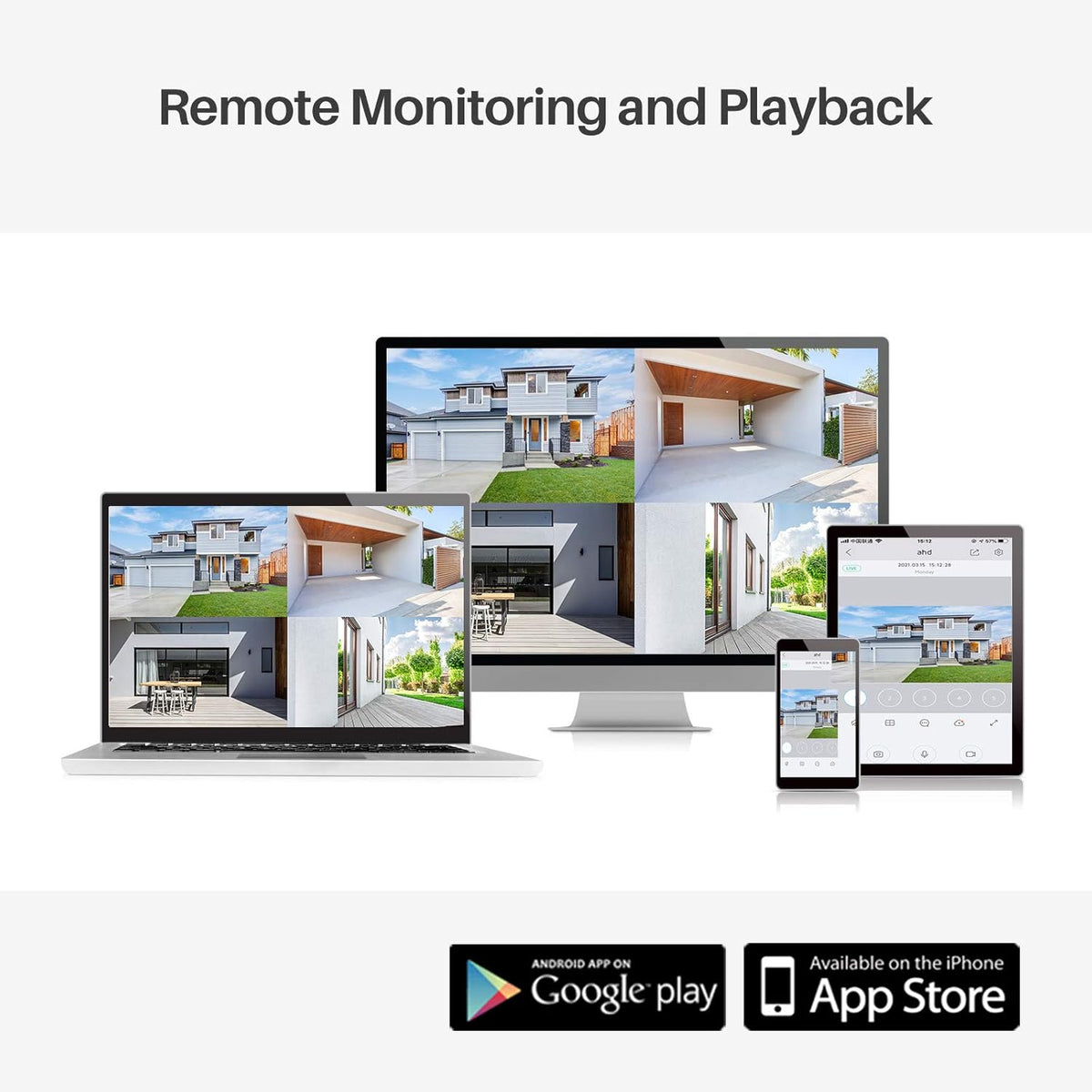 5MP PoE Security Camera System with 4 Cameras and 1TB HDD S597