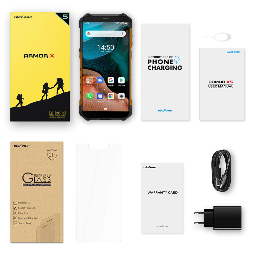 5.5 inch IP68 IP69K Waterproof 3GB 32GB 5000mAh 4G Smartphone X621086