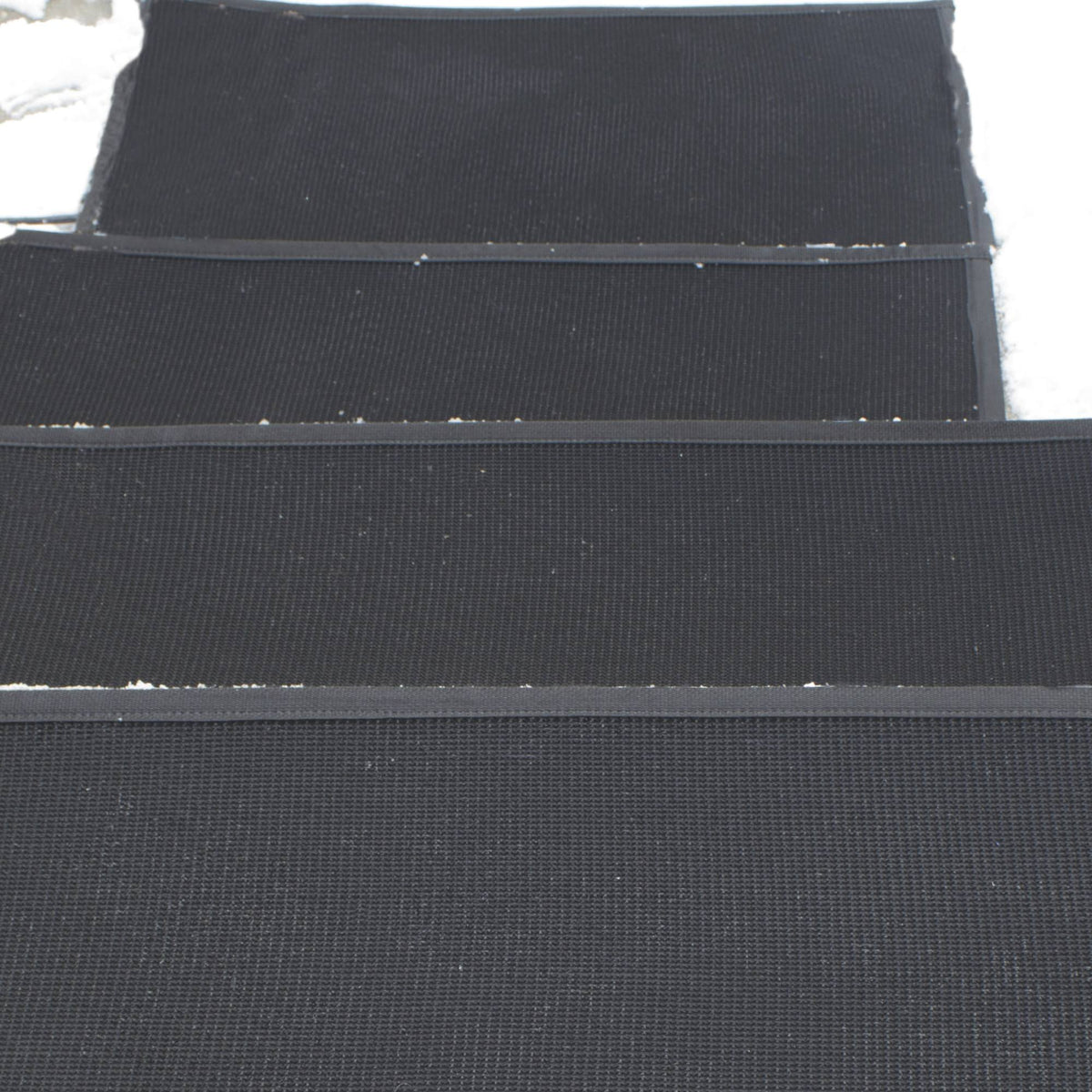 Heated Snow Melting Stair Mat 11x22 W x 3 ft L Connectable Q898997