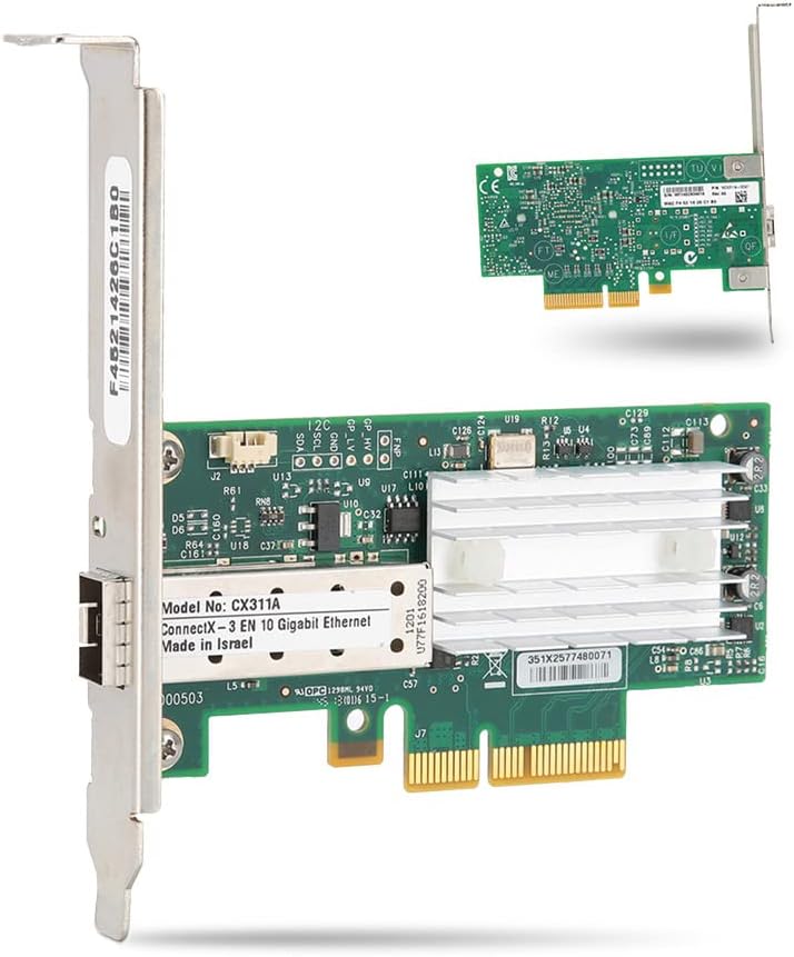 10 Gigabit SFP Fiber Optic Network Card N837