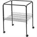 White Bird Cage Stand Q815