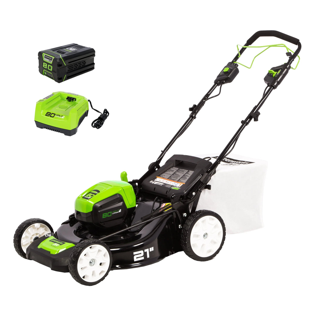 80V 21 Self Propelled Mower 5Ah Battery & Charger O654445