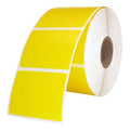 30 Rolls 2 x 1.5 Zebra Yellow Labels O307673