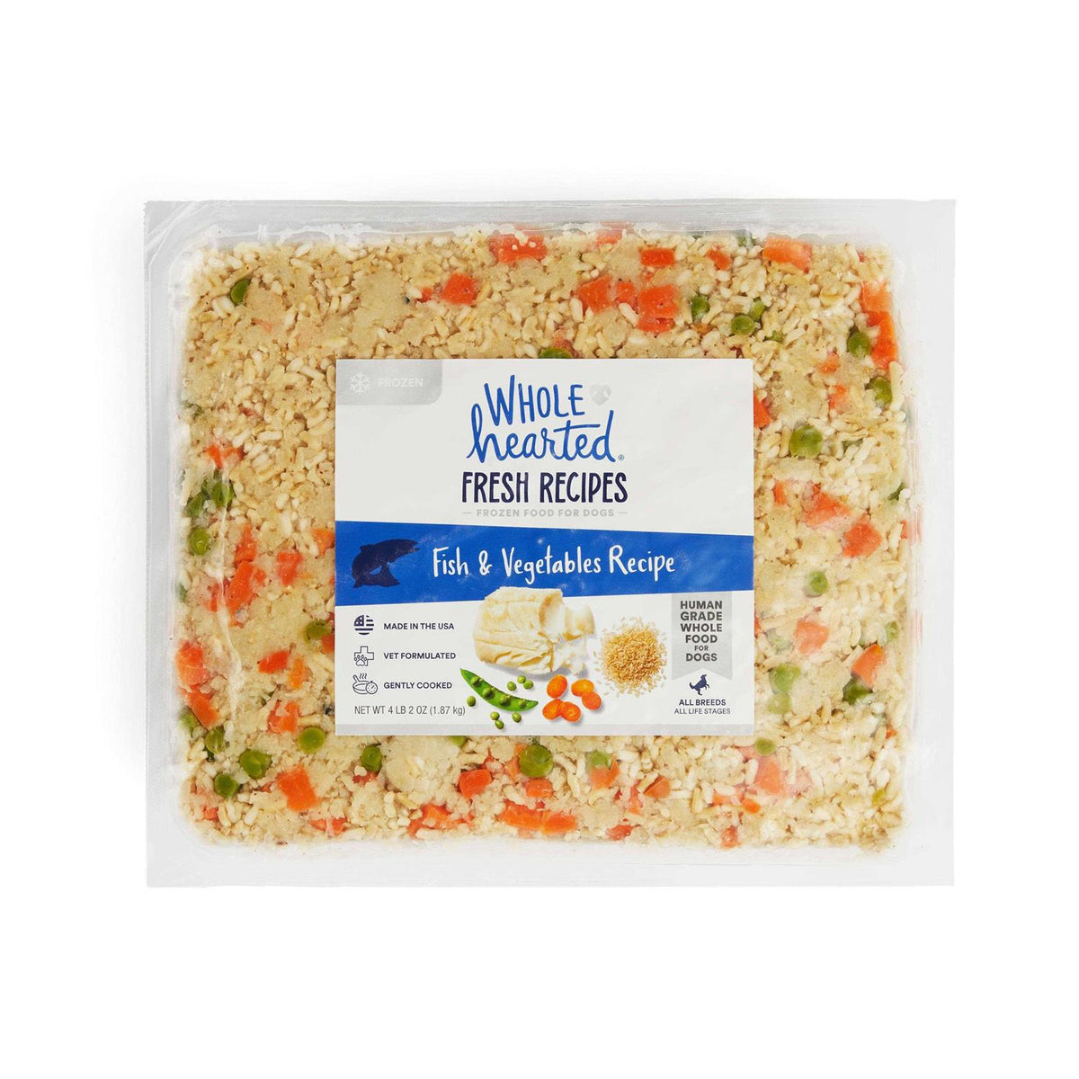 Fish & Vegetables Frozen Dog Food B26303