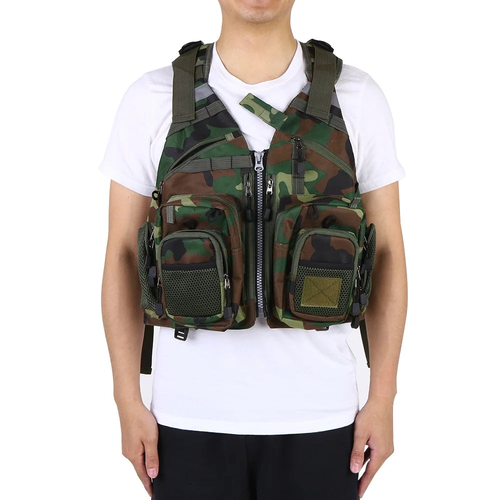 Breathable Padded Fishing Vest Floatation Device 209 Lb W97684