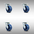 Solid Poly Swivel Caster Set of 4 N261