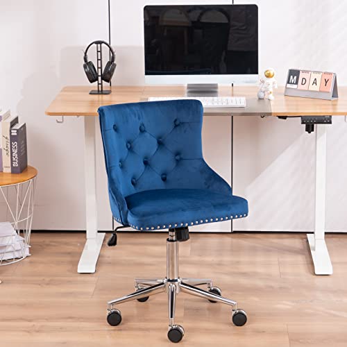 Pink Velvet Office Chair E836