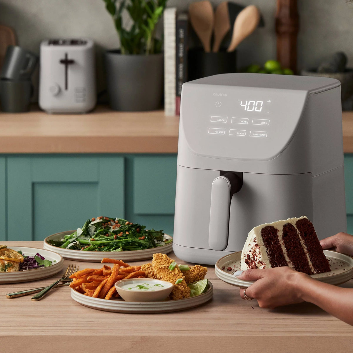 6qt Touchscreen Air Fryer U98384