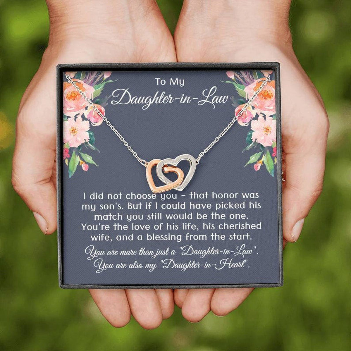 Joined Hearts Necklace for Women F40176