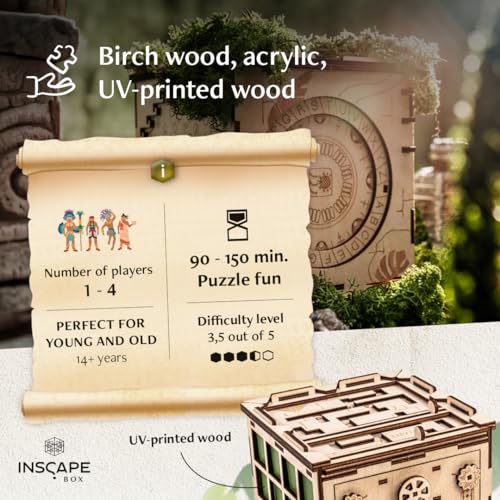 Puzzle Box with Hidden Compartments Z1448