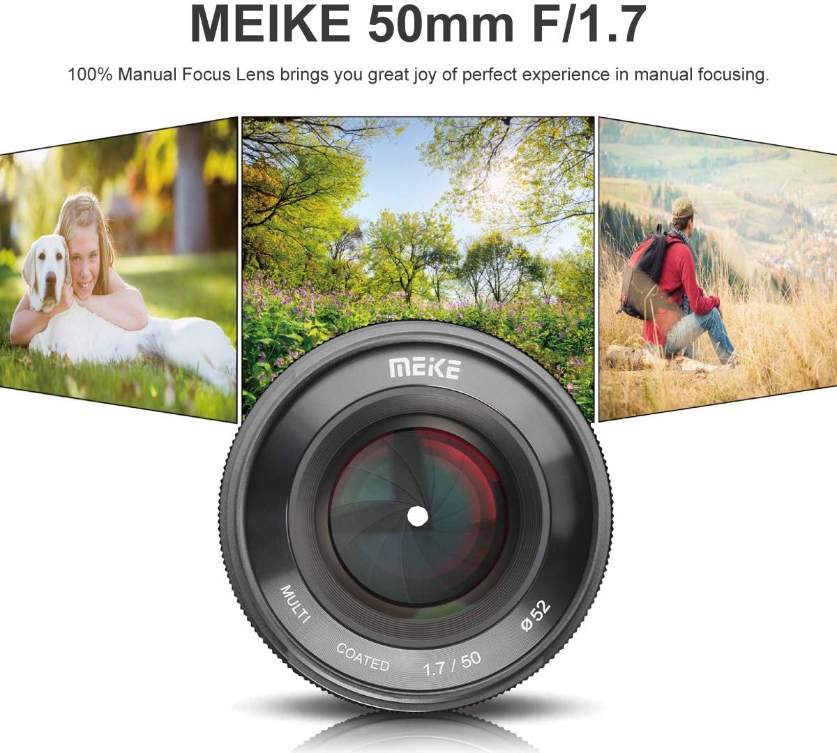 50mm F1.7 Full Frame Manual Focus Prime Lens G34464